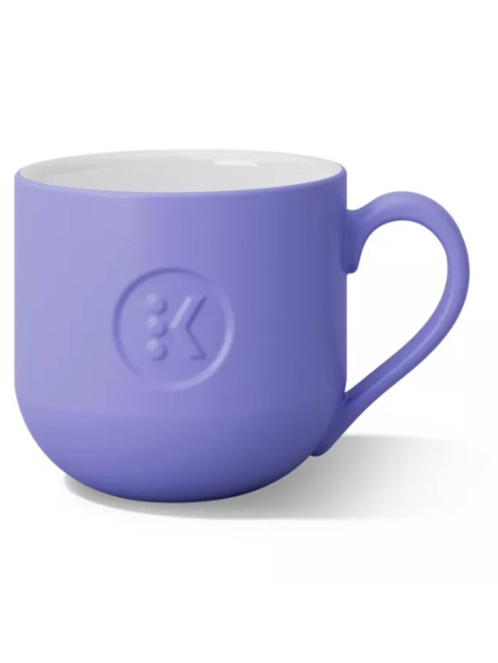 Keurig Signature Coffee Mug Lavender Ceramic With K Logo - BRAND NEW